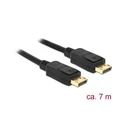 Καλώδιο DisplayPort Delock DP 1.2 -> DP M/M 7.0m Black 4K 60Hz