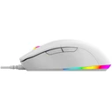 Ποντίκι Gaming Ενσύρματο Lamtech RGB 6400DPI WHITE 'WHITE MOON'
