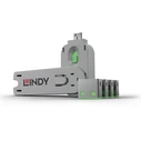 Blockers Lindy USB Portport locks 4xgreen with key