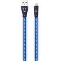 Καλώδιο USB 2GO sw with blue LED-lighting 100cm light.