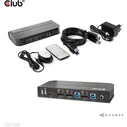 KVM Switch Club 3D 4K60Hz 2x DP > HDMI oder DP/2xUSB/Audio