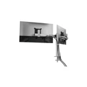 Βάση Monitor Durable for 2 monitors table clamp silver