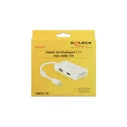 Αντάπτορας mini DP Delock -> D-Sub15/HDMI/DVI white
