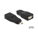 Αντάπτορας USB Delock A to micro B male / female OTG