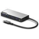USB Hub Alogic Fusion USB-C 4-in-1 USB-A & USB-C gray
