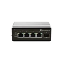 Network Switch LevelOne 5Port Gigabit PoE DIN-Rail,-30°C to 65°C
