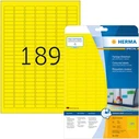 Ετικέτες Herma A4 yellow 25,4x10 mm matt 3780 pcs.