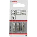 Σετ Μύτες Bosch 3pcs PH PH2 XH 25mm
