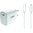 Φορτιστής Πρίζας 2GO White Lightning 1x USB Type-C