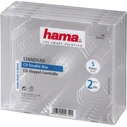 Θήκη CD Hama Double-Box pack of 5 Transparent Jewel-44752