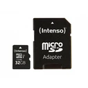 Κάρτα Μνήμης microSDHC 32GB Intenso Class 10 UHS-I U1 Performance