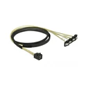 Καλώδιο Delock SAS MiniSAS HD SFF-8643 > 4xSATA 7Pin gew. 1.0m