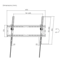 Βάση Τηλεόραση Sbox Wall Mount 37' - 80' /94 - 203CM VESA 600x400 MAX