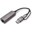 Αντάπτορας Δικτύου USB Digitus USB-C Gigabit 2.5G USB-C+USB A