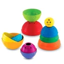 Βρεφικο Παιχνιδι Fisher Price - BRILLIANT BASICS STACK ROLL CUPS (W4472)