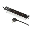 Πολύπριζο LogiLink Steckdosenleiste 10" triple without on/off switch