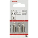 Σετ Μύτες Bosch 3pcs. T25 XH 25mm