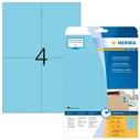 Ετικέτες Herma A4 Blue 105x148mm matt removable 80St.