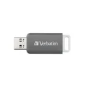 USB Flash 128GB Verbatim DataBar 2.0 Grey