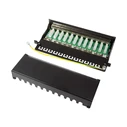 Patch Panel Logilink Tisch/Wand Cat.6 STP 12 Ports, Black