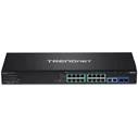 Network Switch Trendnet 18-Port Gigabit PoE+ Smart Surveillance