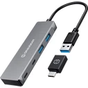 USB Hub GrauGear 4x USB 3.0, 2x Type-C and 2x Type-A retail