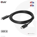 Καλώδιο DisplayPort Club3D 1.4 > HDMI HDR 8K60Hz active 3m retail
