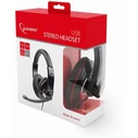 Gaming Headset Gembird stereo Black/rot USB