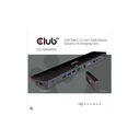 Docking Station Club3D ChargingDock USB-C 3.2 to7xUSB/DP/HDMI/LAN/Audio 100W retail