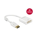 Αντάπτορας Displayport Delock DP -> DVI(24+5) 4K Aktiv