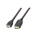 Καλώδιο Displayport EFB to HDMI A, St.-St., 5,0m, Black