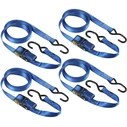 Ιμάντας Αποσκευών Αυτοκινήτου Master Lock 4 Ratchet tie-down with S-Hooks 5m blue 4367EURDAT