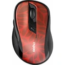 Ποντίκι Ασύρματο Rapoo M500 dark red Multi-Mode