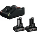 Φορτιστής Εργαλείων Bosch 2x 6.0Ah, GAL 12V-40