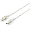 Καλώδιο USB Equip 2.0 A-B M/M 5.0m transparent