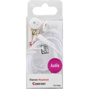 Handsfree Ακουστικά 2GO In-Ear Stereo "Comfort" - White/pink