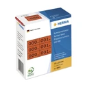 Ετικέτες Herma numerics. 3x self-adhesive 10x22 mm red/Black