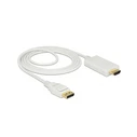 Καλώδιο DisplayPort Delock DP -> HDMI M/M 4K 2.00m White