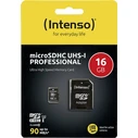 Κάρτα Μνήμης microSDHC 16GB Intenso Class 10 UHS-I U1 Performance