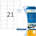 Ετικέτες Herma labels A4 White 63,5x38,1 mm glossy. 525 pcs