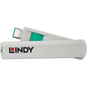 Kλειδαριά Lindy USB Type C port lock green