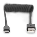 Καλώδιo USB Digitus 2.0 - USB - A to USB - C spiral