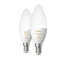 Smart Λάμπα LED Philips Hue E14 2-Pack 5,3W 320lm White Color Ambiance