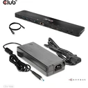 Docking Station Club3D 4K USB-C ->6xUSB3/DP/2xHDMI/LAN 120W retail