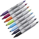 Μαρκαδόροι 1x8 Sharpie Twin Tip Permanent- marker UF + F 8 colours
