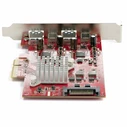 Κάρτα Δικτύου PCIe StarTech 4-PT USB USB-C/USB-A