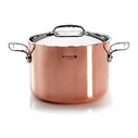 Κατσαρόλα De Buyer Prima Matera Saucepot copper/steel high 24cm induction