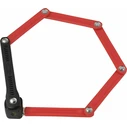 Κλειδαριά Ποδηλάτου Abus Bordo Lite 6055K/85 RD SH