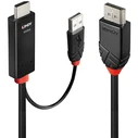 Καλώδιο HDMI Lindy 3m to DisplayPort