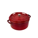 Κατσαρόλα Staub Round Cocotte, 24cm cast iron, cherry